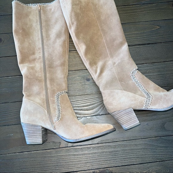 Sole Society Alexis tall boot in walnut colored - leather - Picture 3 of 14